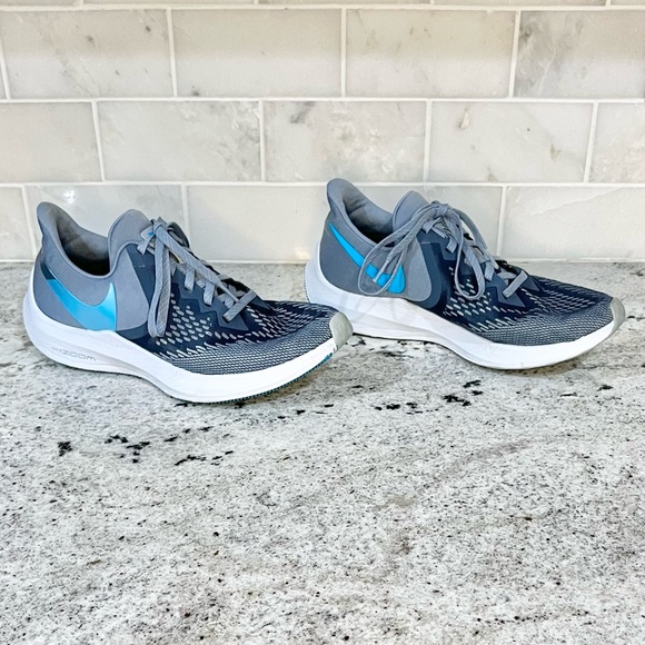 Nike Zoom Winflo 6 Obsidian Mist Mens Running Shoe - Picture 4 of 13